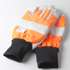 Cowhide Leather Cut Resistant Chain Saw Work Gloves