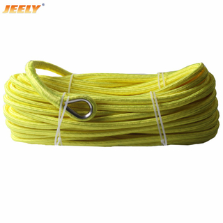 12mm*50m UHMWPE Core with Polyester Jacket Synthetic Winch Rope Double Braided