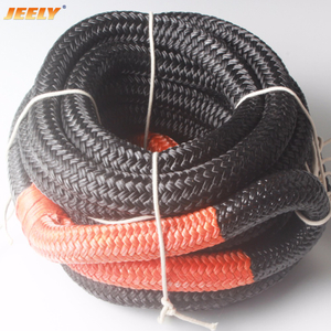 Nylon kinetic recovery towing rope