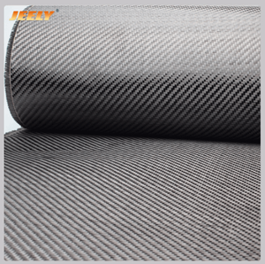 3K 6K 12K Carbon Fiber Fabric Plain Twill Satin Weave Cloth 1m Wide For Surfboard