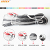 15mm*40m 12 Strand UHMWPE Synthetic 4X4/ATV Braid Winch Rope With Thimble And HOOK for Offroad