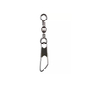 Stainless steel fishing tackle accessories Barrel swivel with safety snap