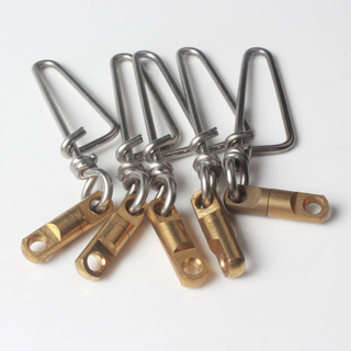 Heavy duty coastlock snap swivel for longline fishing