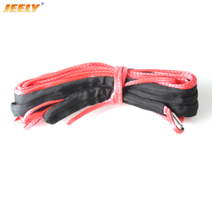 9MM*40M 12 Strand UHMWPE synthetic winch rope for winches with Thimble