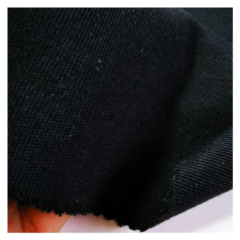 Black Aramid 1414 Double Sides Fire Resistant Knitted Fabric for ...