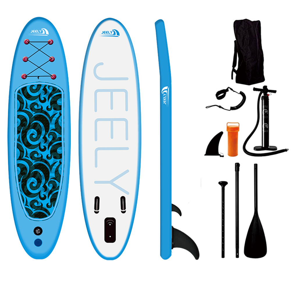 JEELY 10ft Inflatable SUP Paddle Board 
