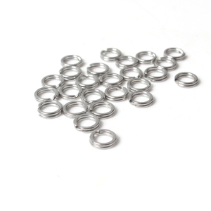 Stainless steel lure fishing split ring
