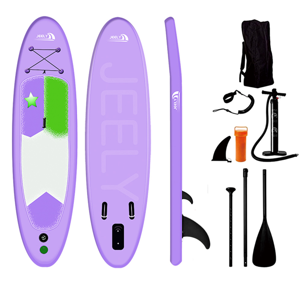 Jeely Simlpe Color Inflatable Paddle Board SUP Board