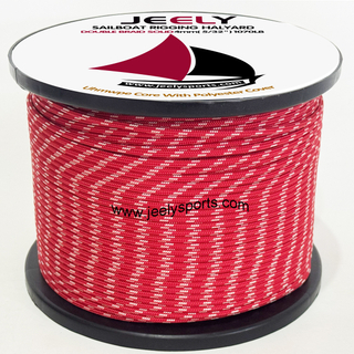 4mm UHMWPE Jacket with Reflective Tracers UHMWPE Rope for Sailboat
