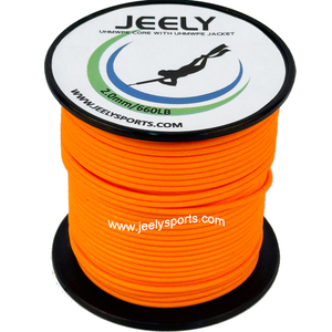 Good Quality 2mm 660lbs UHMWPE Core with uhmwpe Sleeve Stiff Spearfishing Line